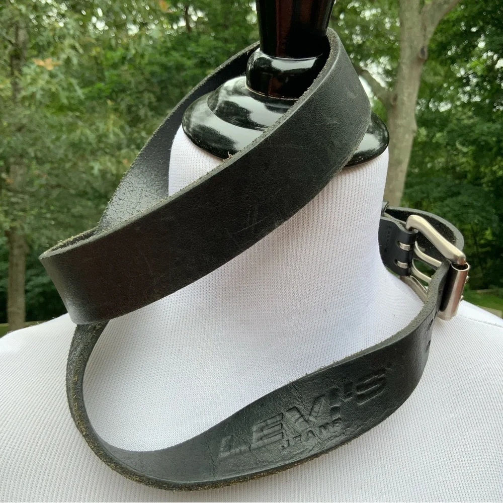 Levi's Men’s Leather Belt Black Soft Size 38
